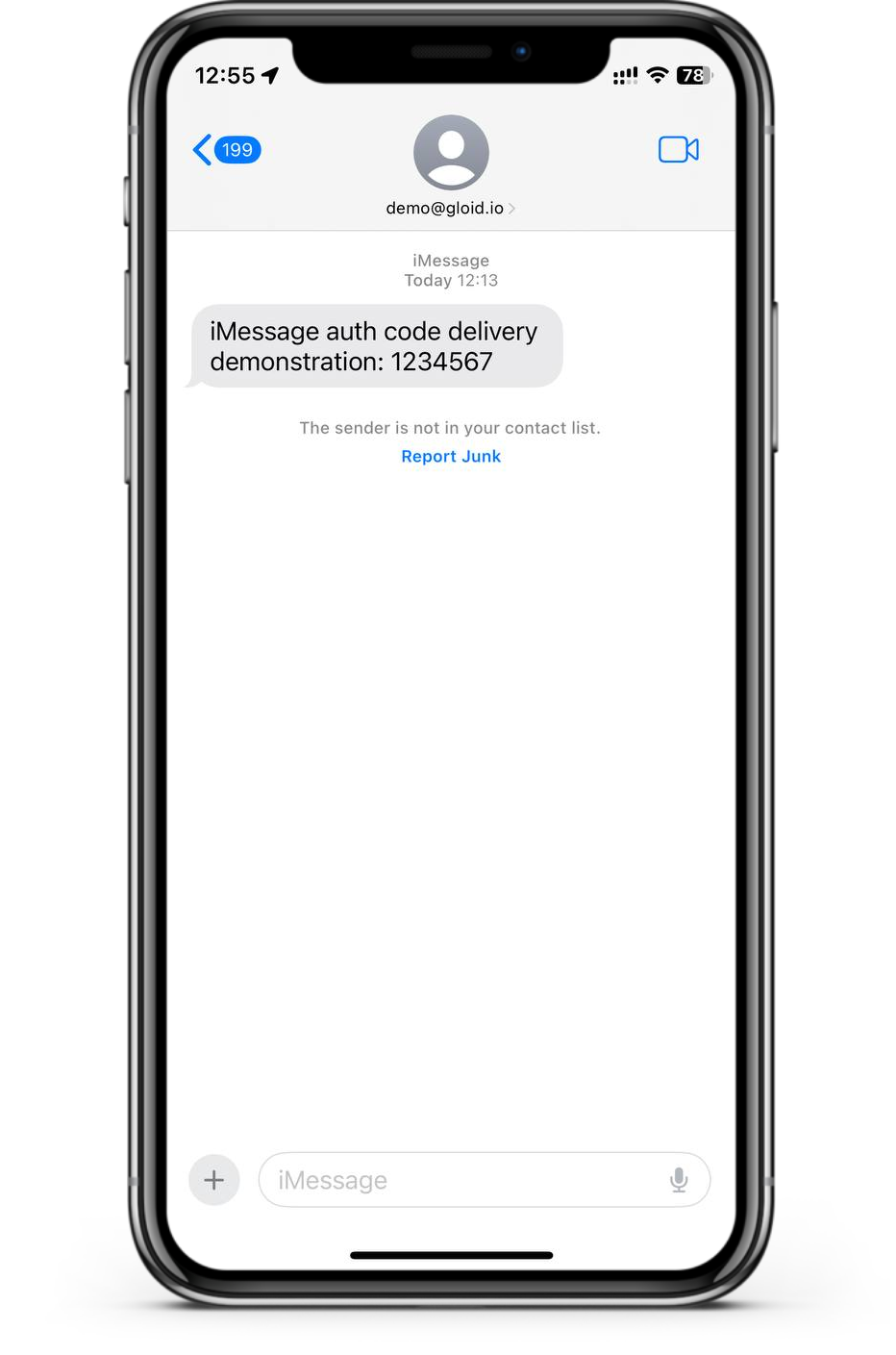 Замена СМС — GloID iMessage iOS